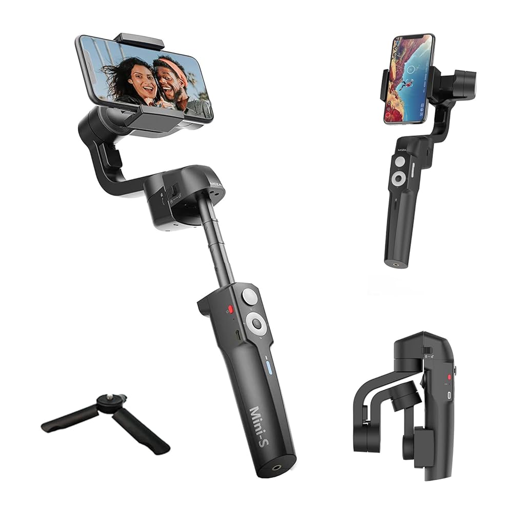 Amazon.co.jp: [並行輸入品]MOZA Mini-S スマホスタビライザー 3